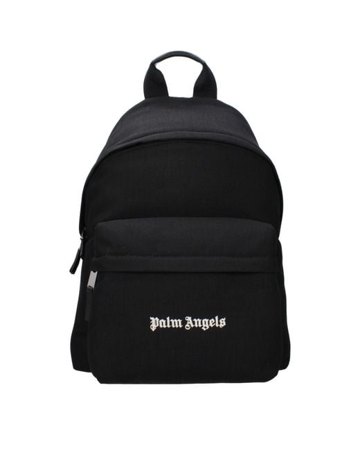 Palm Angels Black Backpacks for men