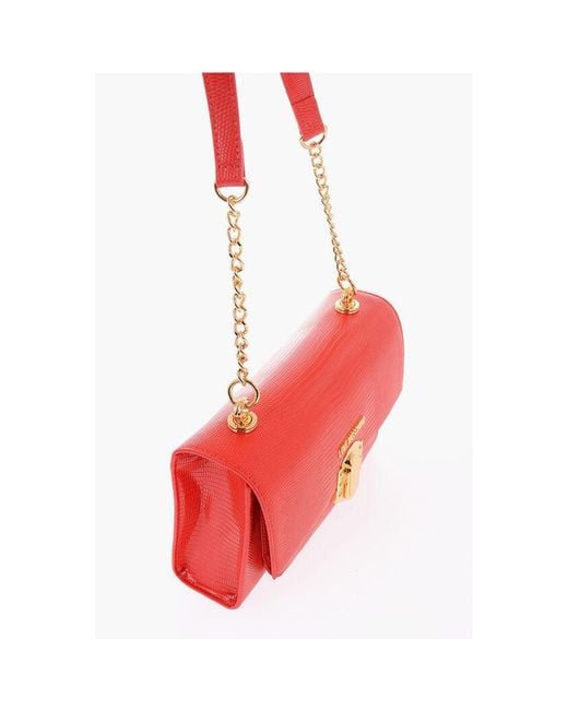 Moschino Red Polyethylene Shoulder Bag