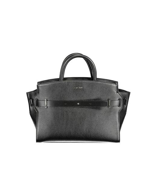Calvin Klein Black Polyethylene Handbag