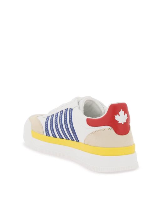 DSquared² White New Jersey Sneakers for men