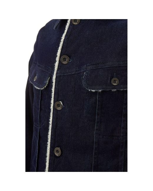 Lardini Blue Cotton Jacket for men