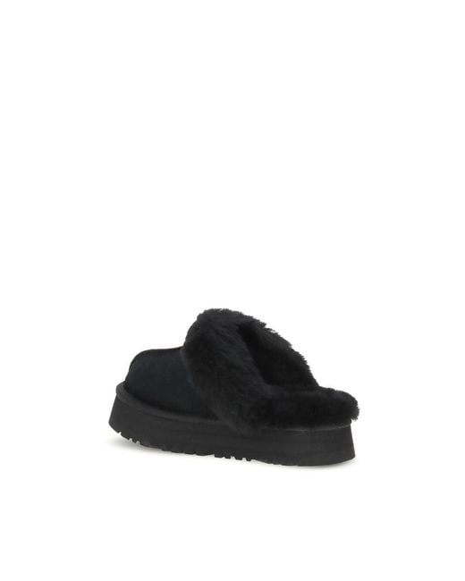 Ugg Black Disquette Slides