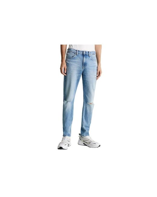 Calvin Klein Blue Slim-Fit Jeans for men