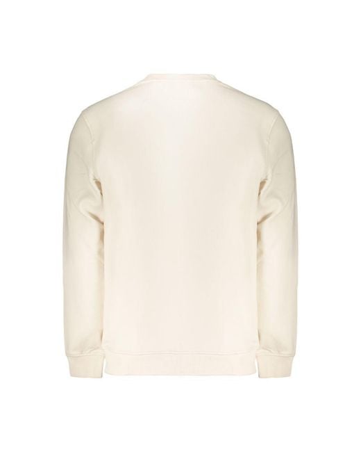 Tommy Hilfiger Natural White Cotton Men's Sweatshirt for men