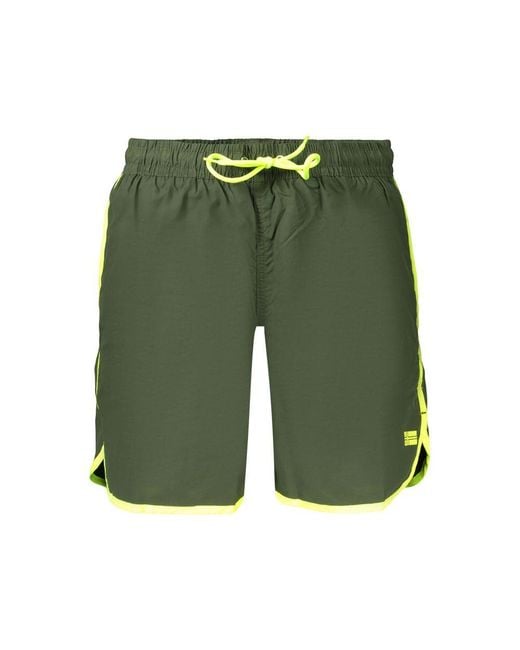 Norway 1963 Green Polyamide Men's Shorts for men