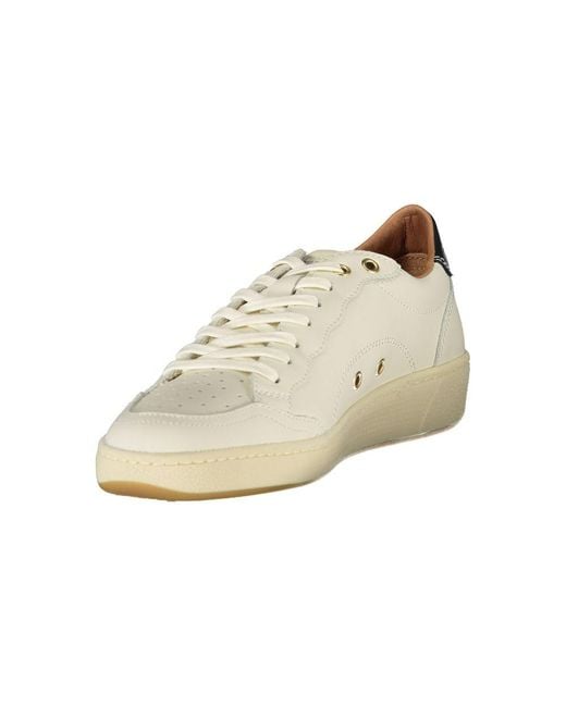 Blauer White Leather Sneaker