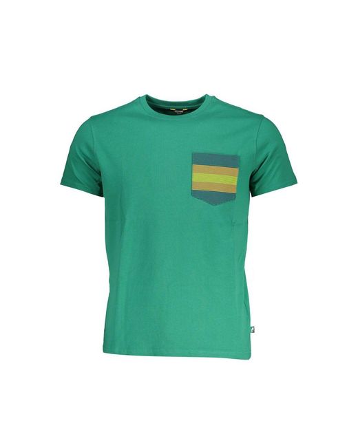 K-Way Green Cotton T-shirt for men