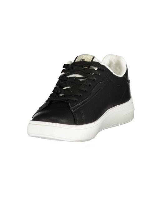 U.S. POLO ASSN. Black Nero Polyurethane 's Sneaker