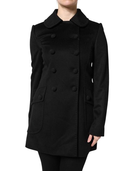 Dolce & Gabbana Black Wool Sartoria Italiano Blazer Jacket for men