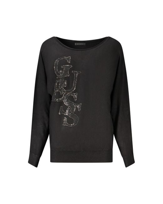 Guess Black Viscose Sweatshirt