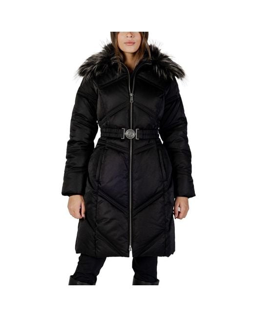 Guess Black Cotton Coat