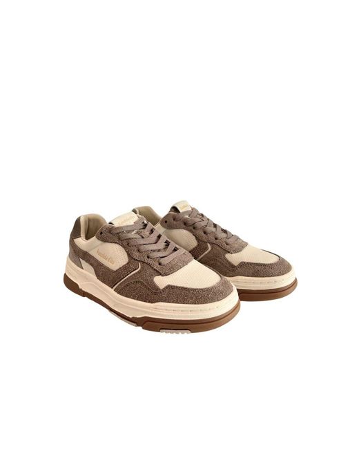 Pantofola D Oro Natural Grey Leather Men Sneaker for men