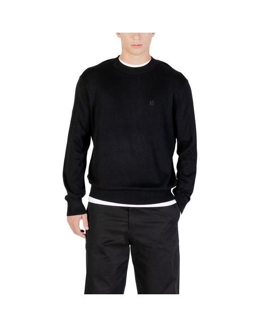 ARMANI EXCHANGE Black Viscose Sweatshirt for men