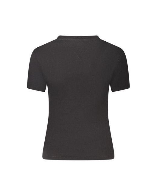 Tommy Hilfiger Black Cotton T