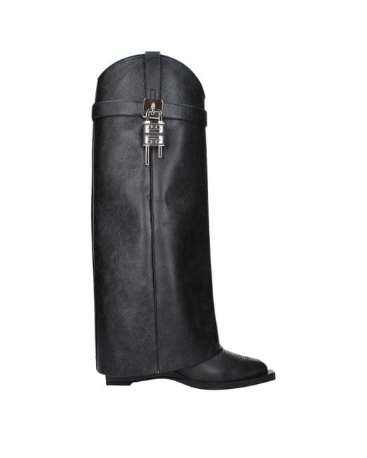 Givenchy Black Leather Boot