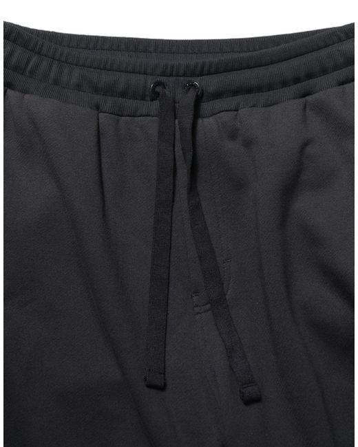 Dolce & Gabbana Blue Drawstring Viscose Jogger Sweatpants Pants for men