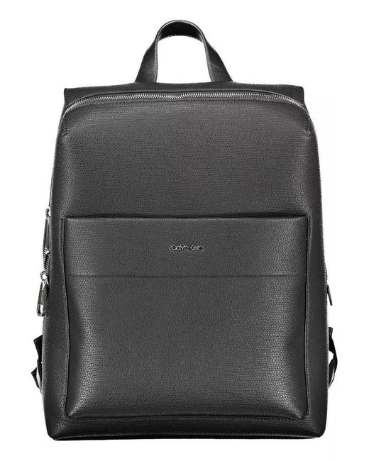 Calvin Klein Black Polyester Backpack for men