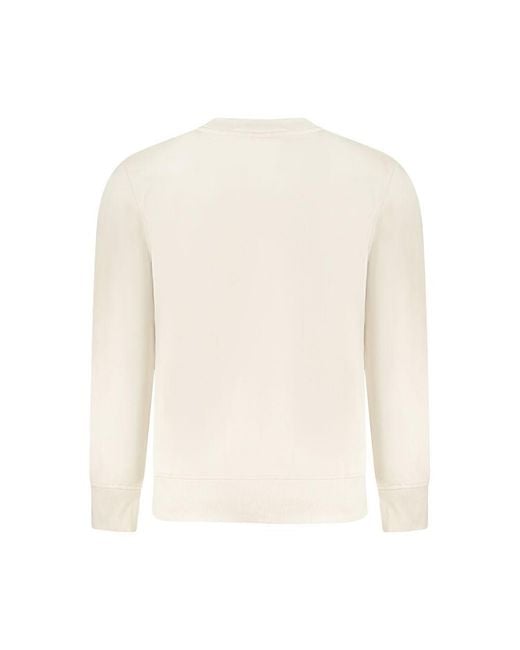 Calvin Klein White Cotton Sweater for men