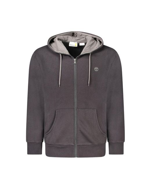 Timberland Gray Zipup Hoodie for men