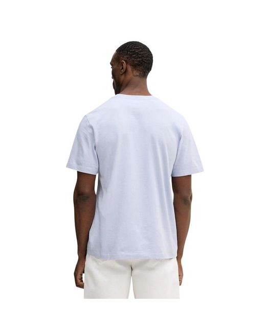 Calvin Klein Blue Cotton T for men