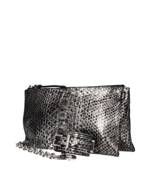 Tom Ford Gray Skin Handbag