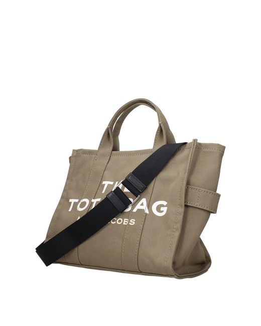 Marc Jacobs Metallic Green Fabric Handbag