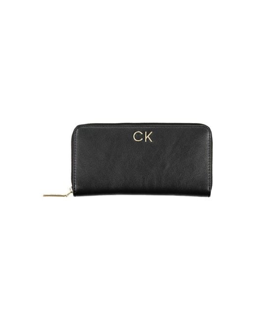 Calvin Klein Black Polyester Wallet