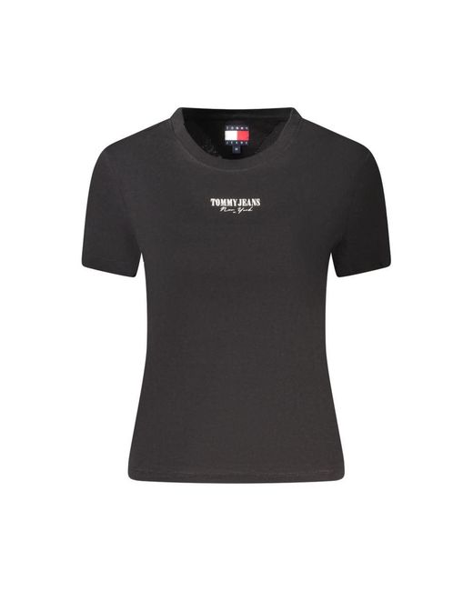 Tommy Hilfiger Black Cotton T
