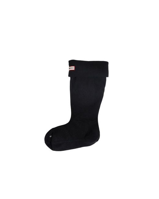 Hunter Black Recycled Polyester Sock