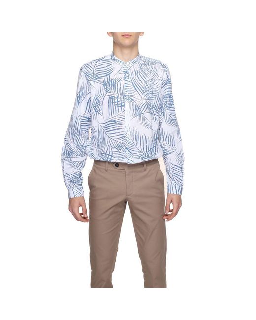Antony Morato Blue Cotton Shirt for men