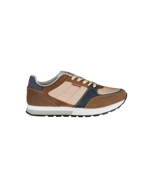 Carrera Brown Eco Leather Sneaker for men