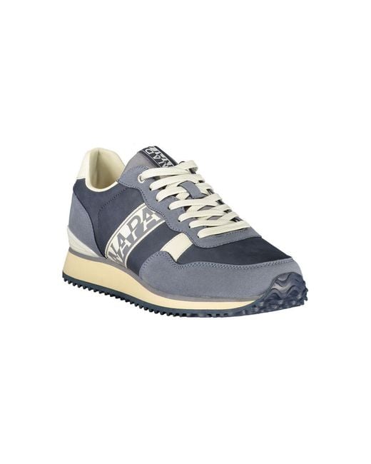Napapijri Blue Polyurethane Men's Sneaker for men