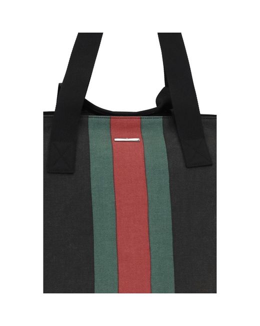 Gucci Black Cotton Shoulder Bag for men