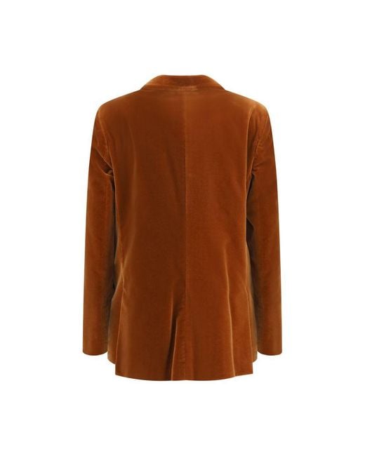 Blazé Milano Brown Cotton Blazer