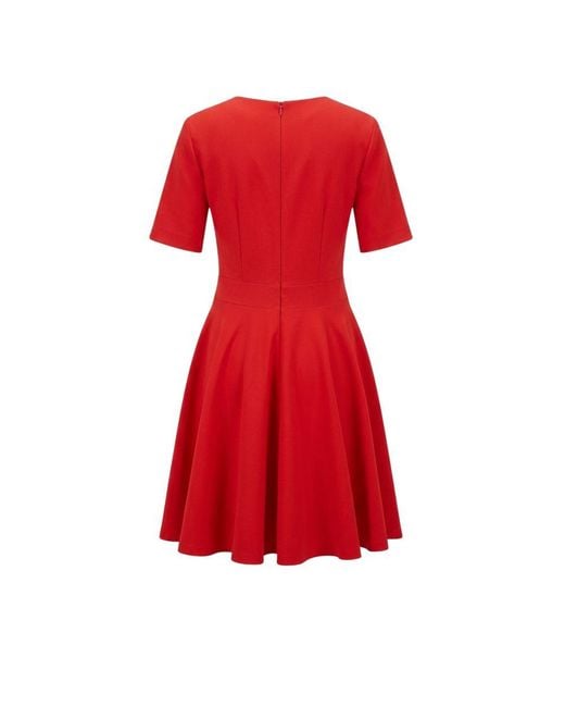 Trussardi Red Poliestere Dress
