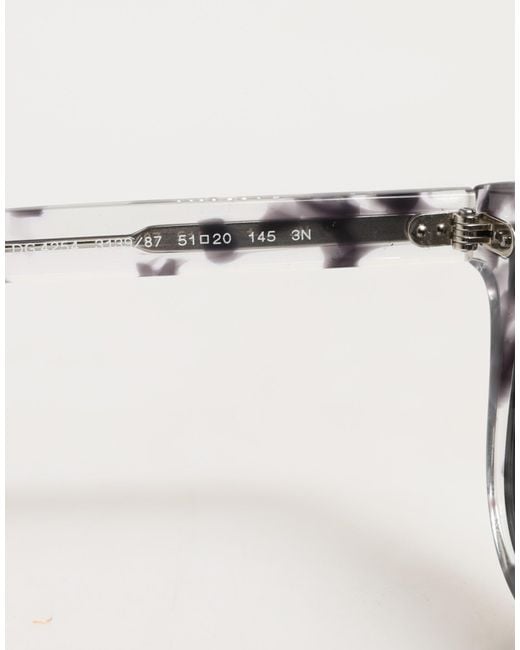 Dolce & Gabbana Gray Dg4254 Havana Clear Tinted Lenses Sunglasses