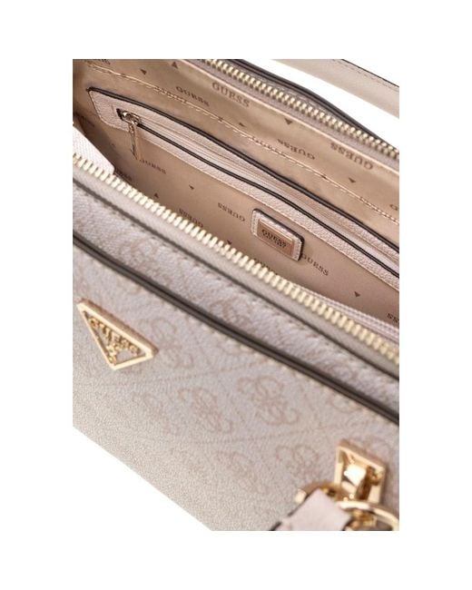 Guess Multicolor White Polyethylene Handbag