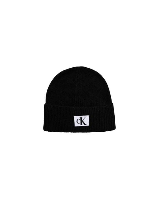 Calvin Klein Black Marabou Cap (baseball Hat) for men