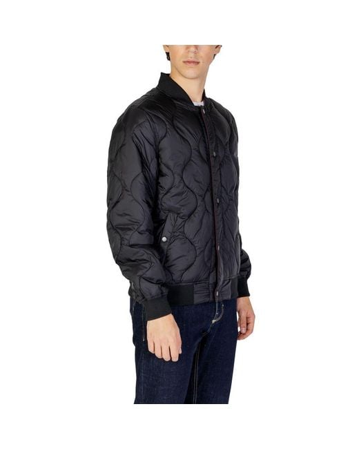 Gianni Lupo Blue Polyamide Jacket for men