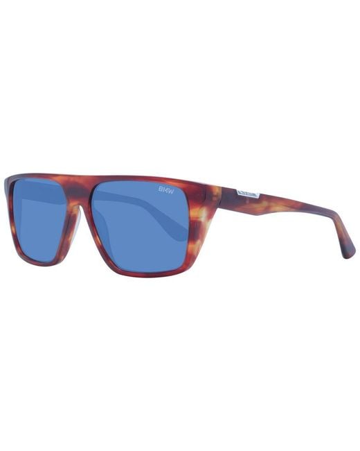 BMW Blue Brown Acetate Sunglasses for men