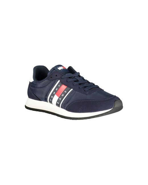 Tommy Hilfiger Blue Polyurethane Men Sneaker for men