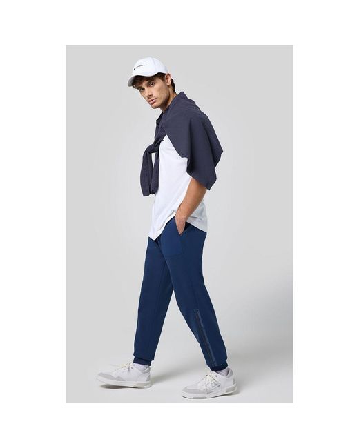 Champion Blue Cotton Joggers (workout Pants) for men