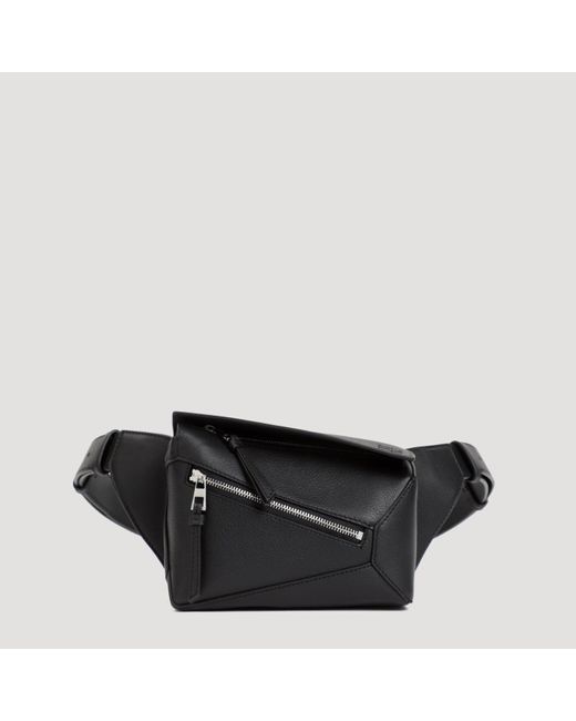 Loewe Black Puzzle Edge Bum Bag for men