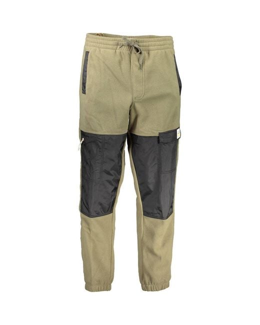 Vans Green Verde Polyester Men's Track Pant for men