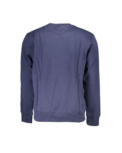 Tommy Hilfiger Blue Chic Crew Neck Fleece Sweatshirt for men