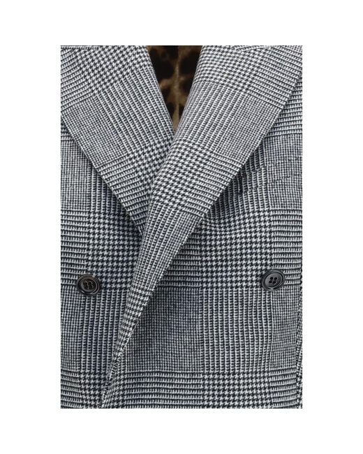 Dolce & Gabbana Gray Wool Oves Aries Waistcoat