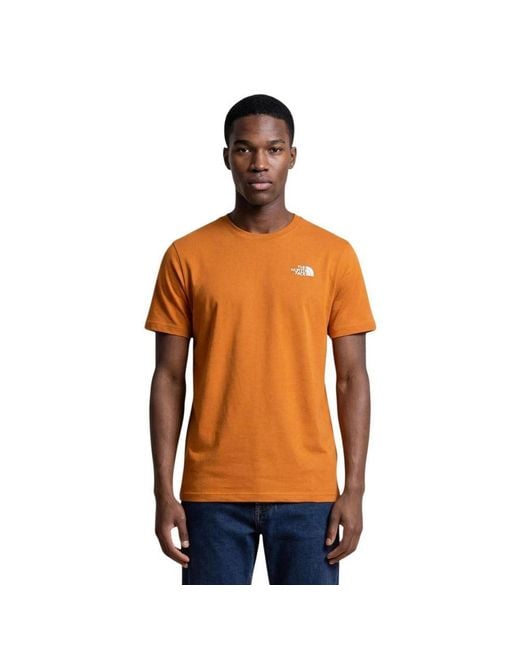 The North Face Orange Cotton T for men