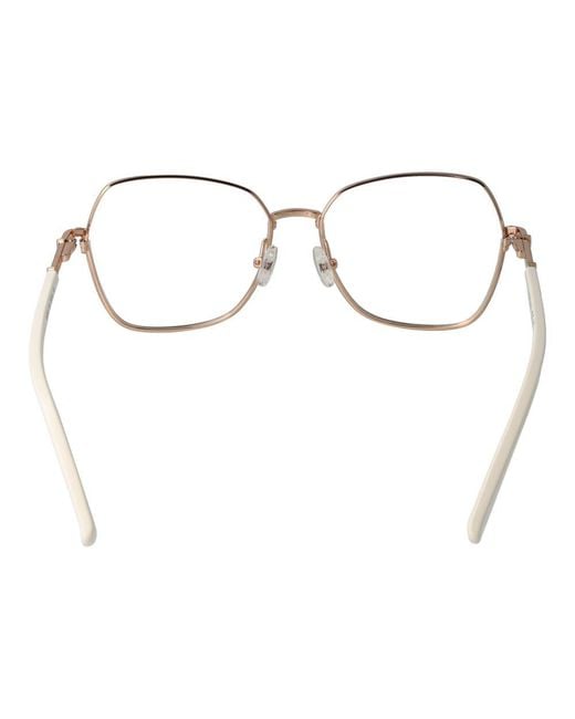 MARCIANO BY GUESS Metallic Rose Gold Metal Glasses (frames)