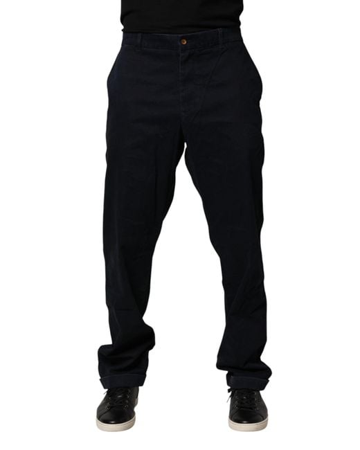 Harmont & Blaine Black Mid Waist Skinny Denim Trouser Jeans for men