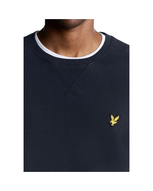 Lyle & Scott Blue Cotton Sweatshirt for men